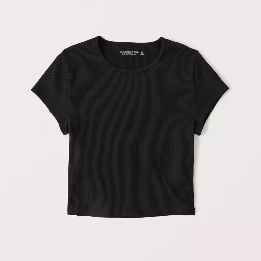 Abercrombie Short Sleeve Seamless Ribbed Crew Tee